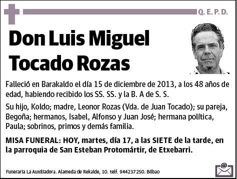 TOCADO ROZAS,LUIS MIGUEL