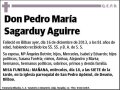 SAGARDUY AGUIRRE,PEDRO MARIA