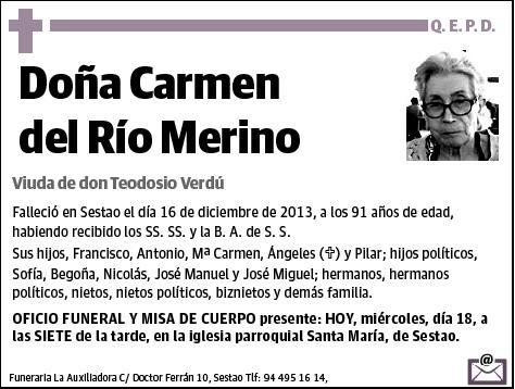 DEL RIO MERINO,CARMEN