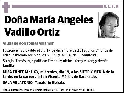 VADILLO ORTIZ,MARIA ANGELES