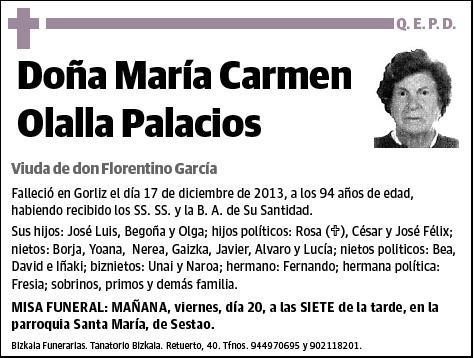 OLALLA PALACIOS,MARIA CARMEN