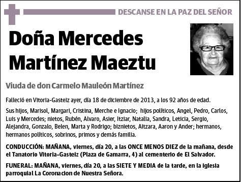 MARTINEZ MAEZTU,MERCEDES