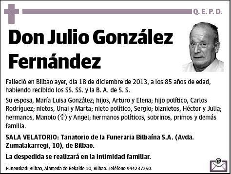 GONZALEZ FERNANDEZ,JULIO