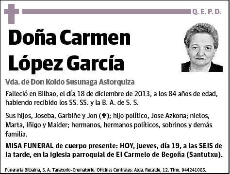 LOPEZ GARCIA,CARMEN