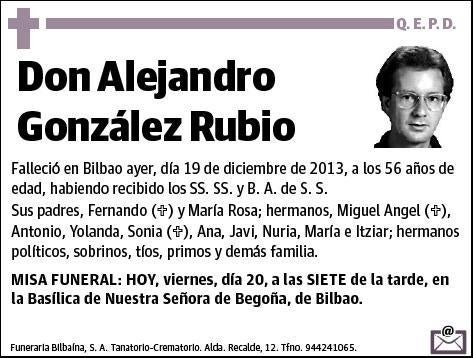 GONZALEZ RUBIO,ALEJANDRO