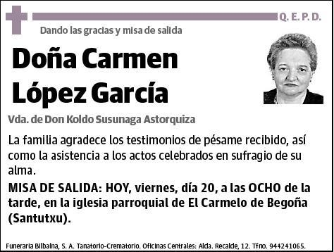 LOPEZ GARCIA,CARMEN