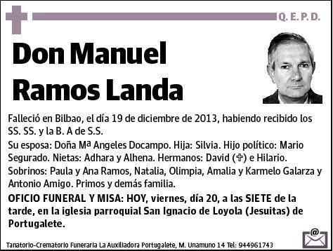 RAMOS LANDA,MANUEL