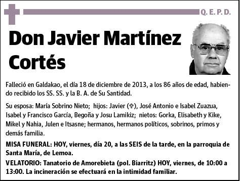 MARTINEZ CORTES,JAVIER