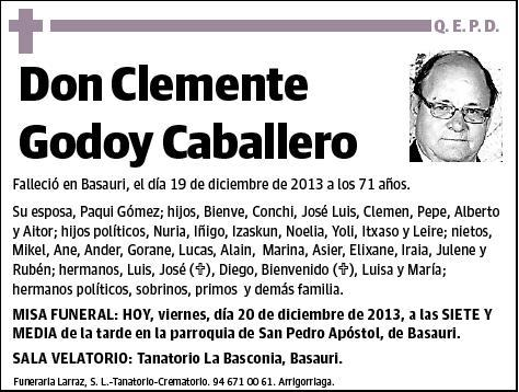 GODOY CABALLERO,CLEMENTE