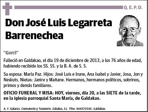 LEGARRETA BARRENECHEA,JOSE LUIS