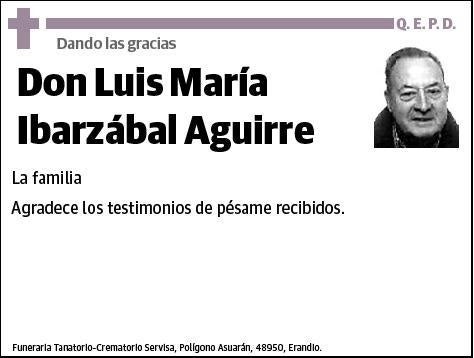 IBARZABAL AGUIRRE,LUIS MARIA