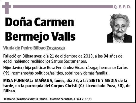 BERMEJO VALLS,CARMEN