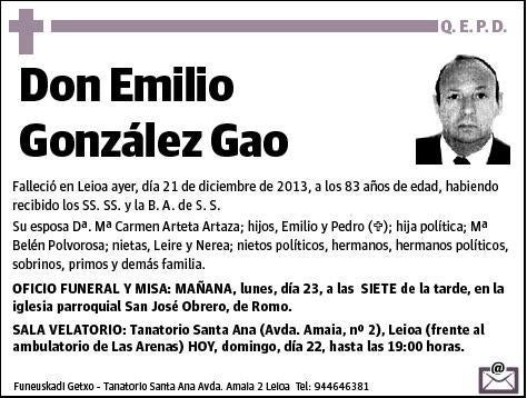 GONZALEZ GAO,EMILIO