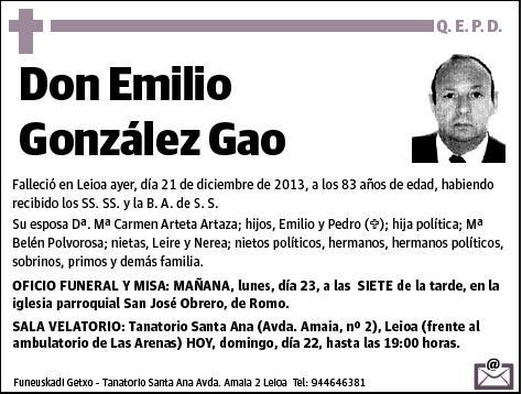 GONZALEZ GAO,EMILIO