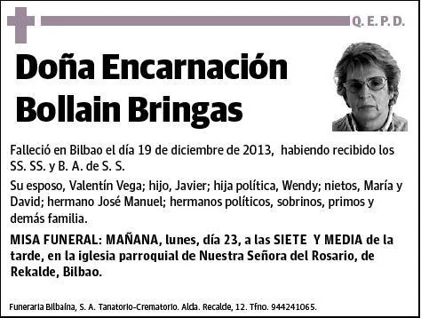 BOLLAIN BRINGAS,ENCARNACION