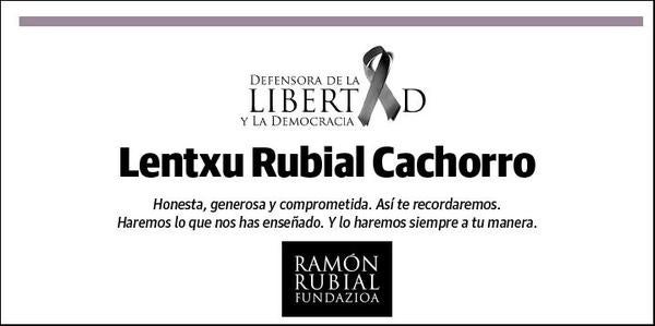 RUBIAL CACHORRO,LENTXU