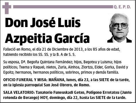 AZPEITIA GARCIA,JOSE LUIS