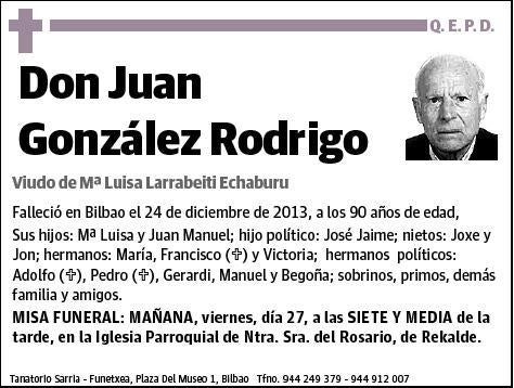 GONZALEZ RODRIGO,JUAN