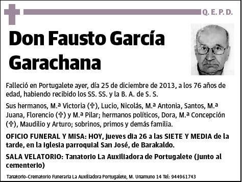 GARCIA GARACHANA,FAUSTO