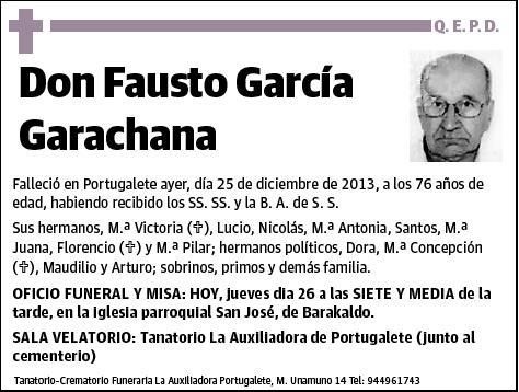 GARCIA GARACHANA,FAUSTO