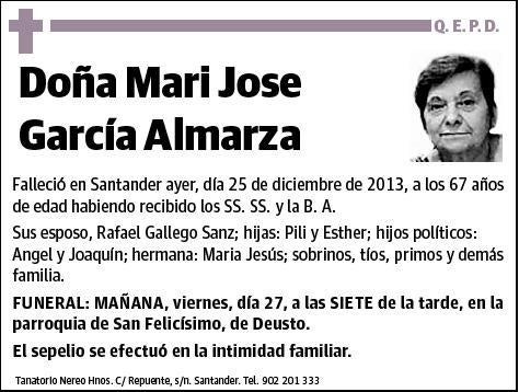 GARCIA ALMARZA,MARI JOSE