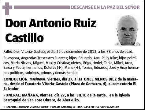 RUIZ CASTILLO,ANTONIO