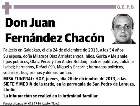 FERNANDEZ CHACON,JUAN