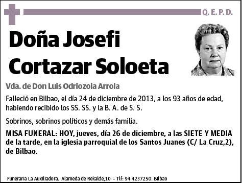 CORTAZAR SOLOETA,JOSEFI