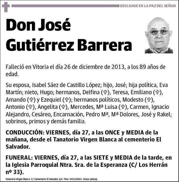 GUTIERREZ BARRERA,JOSE