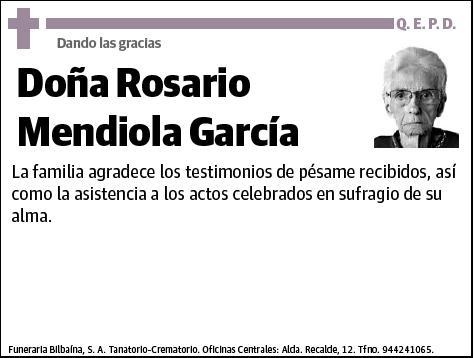 MENDIOLA GARCIA,ROSARIO