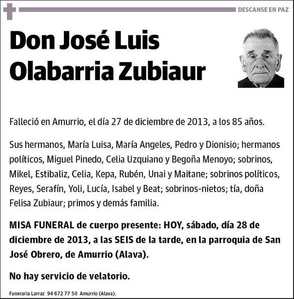 OLABARIA ZUBIAUR,JOSE LUIS