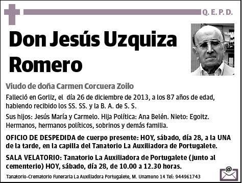 UZQUIZA ROMERO,JESUS