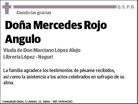 ROJO ANGULO,MERCEDES