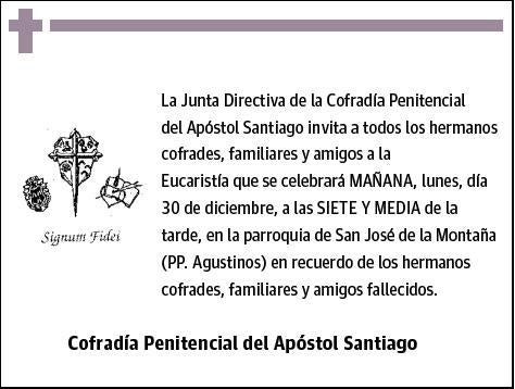 DE APOSTOL SANTIAGO,COFRADIA PENITENCIAL