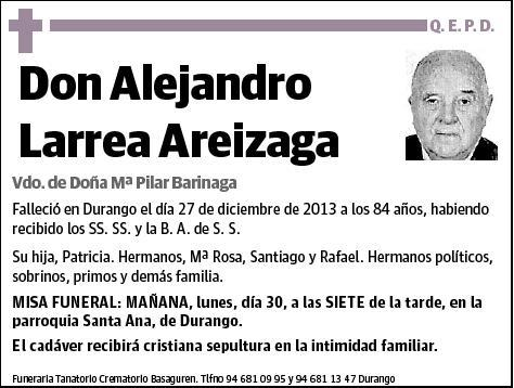 LARREA AREIZAGA,ALEJANDRO