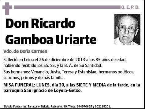 GAMBOA URIARTE,RICARDO