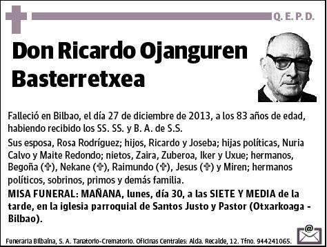 OJANGUREN BASTERRETXEA,RICARDO