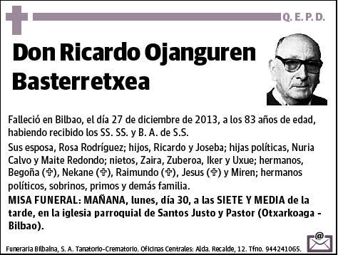 OJANGUREN BASTERRETXEA,RICARDO