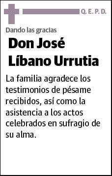 LIBANO URRUTIA,JOSE