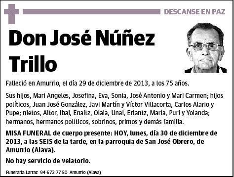 NUÑEZ TRILLO,JOSE