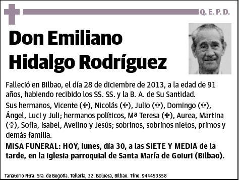 HIDALGO RODRIGUEZ,EMILIANO