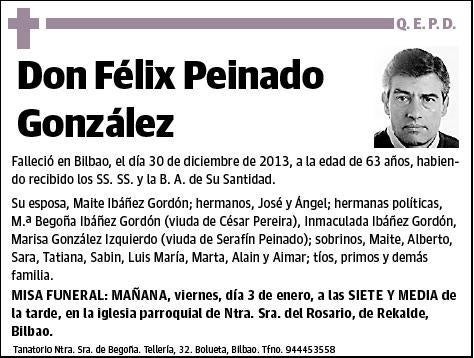 PEINADO GONZALEZ,FELIX