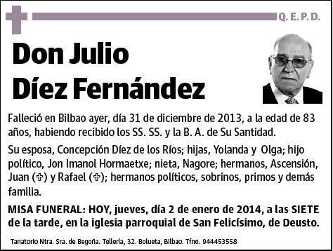 DIEZ FERNANDEZ,JULIO