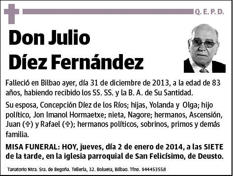 DIEZ FERNANDEZ,JULIO