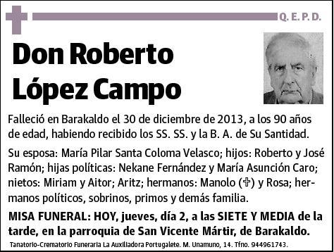 LOPEZ CAMPO,ROBERTO