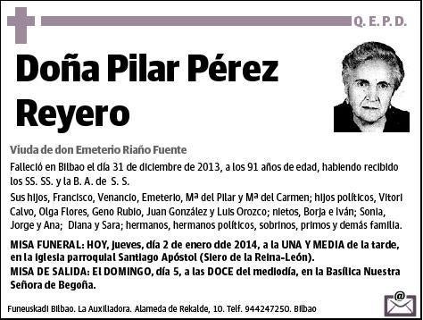 PEREZ REYERO,PILAR