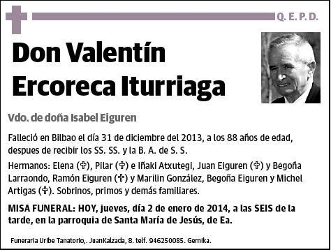 ERCORECA ITURRIAGA,VALENTIN