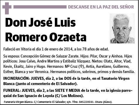 ROMERO OZAETA,JOSE LUIS