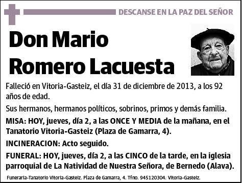 ROMERO LACUESTA,MARIO