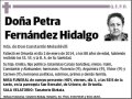 FERNANDEZ HIDALGO,PETRA